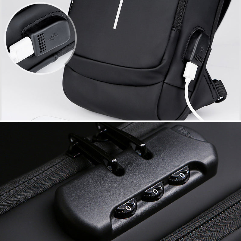 ✨BIG SALE✨🎁Christmas gift——💼USB Charging Sport Sling Anti-theft Shoulder Bag