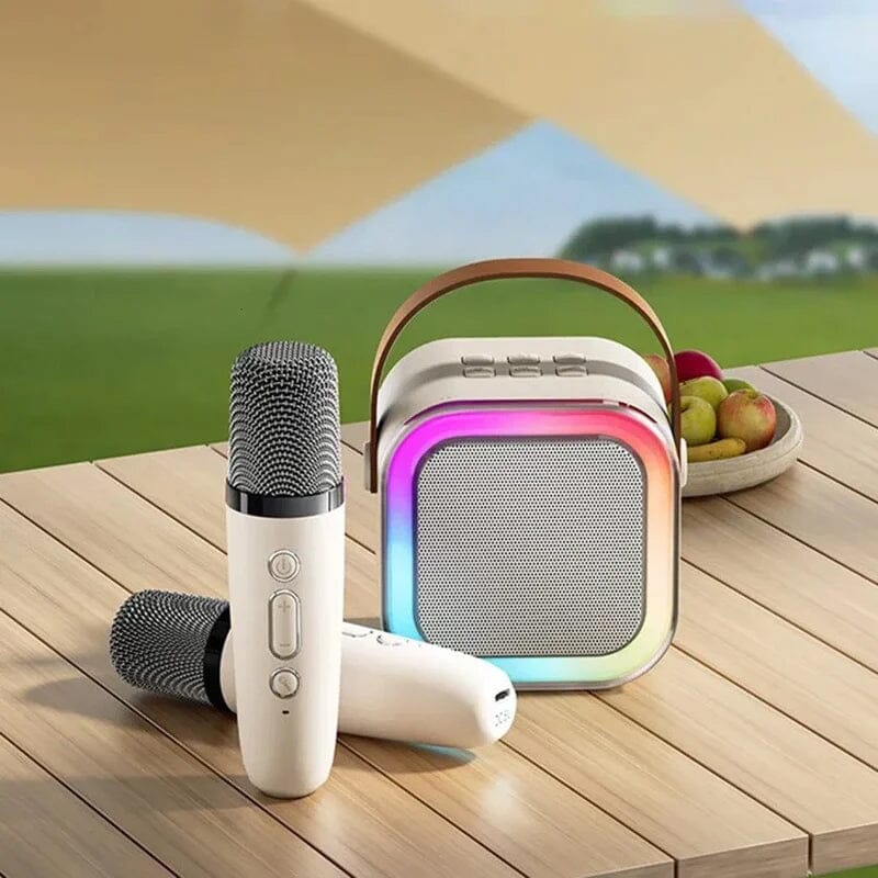 🎵Mini Karaoke Machine with Wireless Microphones