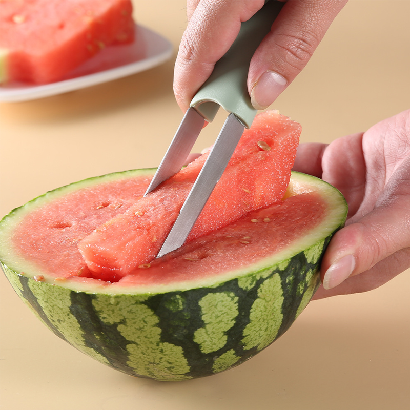 3-in-1 Watermelon Fork Slicer Cutter