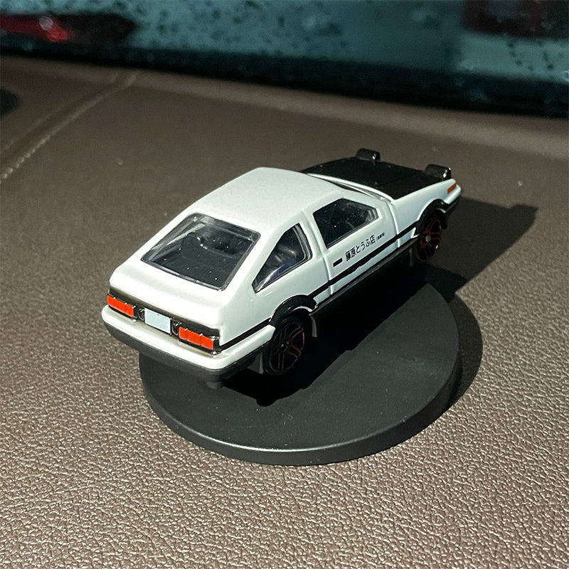 Alloy Car Model AE86 Drift Tail Spin Car Ornament