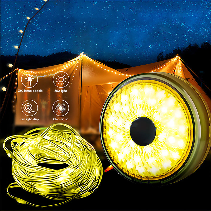 Waterproof Portable Stowable String Light