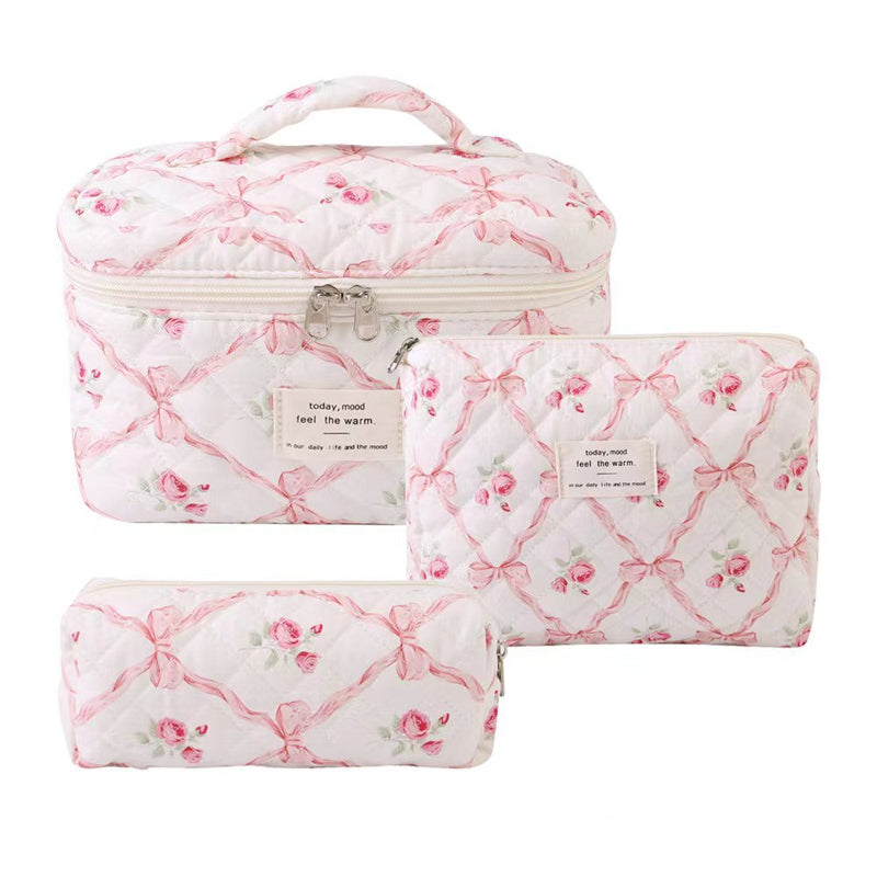 Fashionable Portable Makeup Bag (3-piece set)