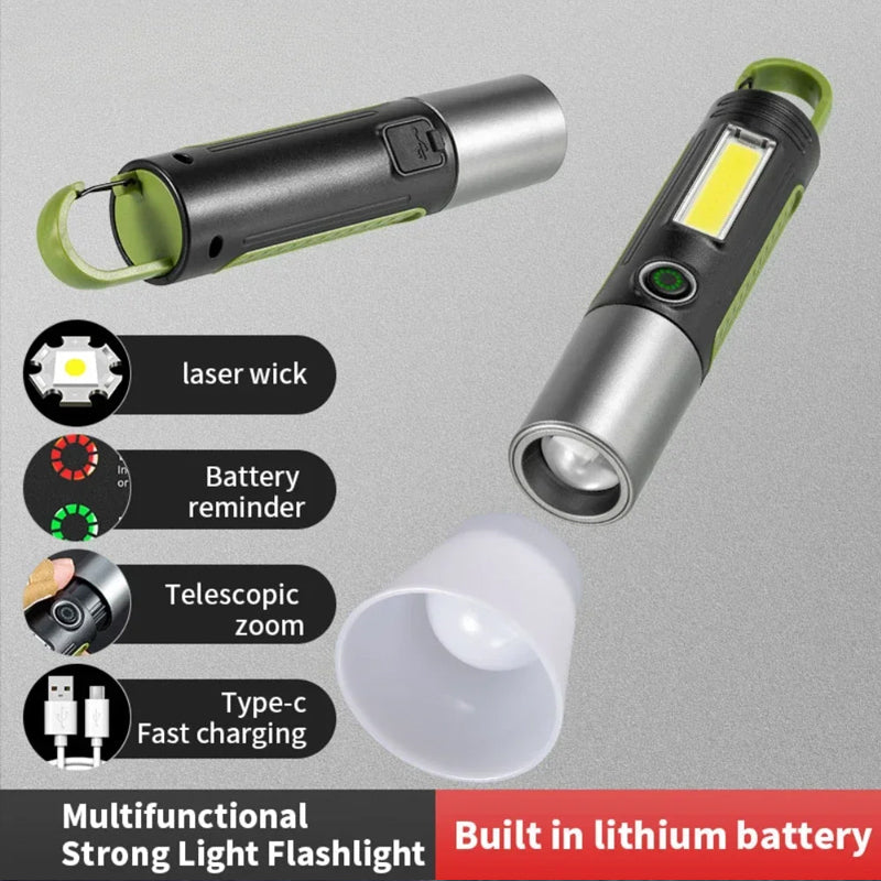 Multifunctional Outdoor Flashlight for Adventures