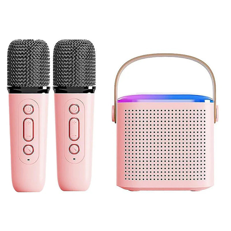 🎵Mini Karaoke Machine with Wireless Microphones