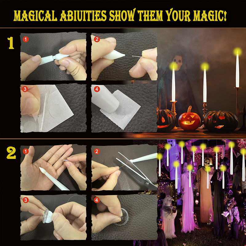 Flameless LED Candle with Magic Wand Remote Control