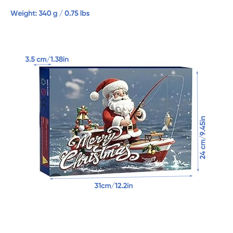 Presale>>24 Days Christmas Countdown Fish Tackle Set