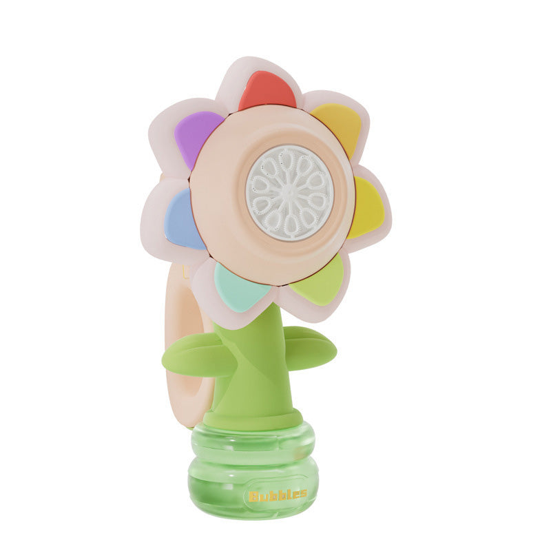 Seven-Color Flower Bubble Machine