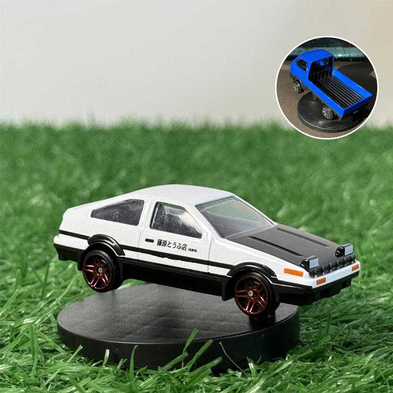 Alloy Car Model AE86 Drift Tail Spin Car Ornament