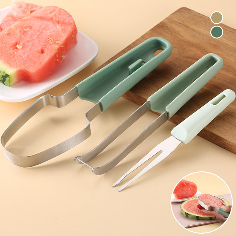 3-in-1 Watermelon Fork Slicer Cutter