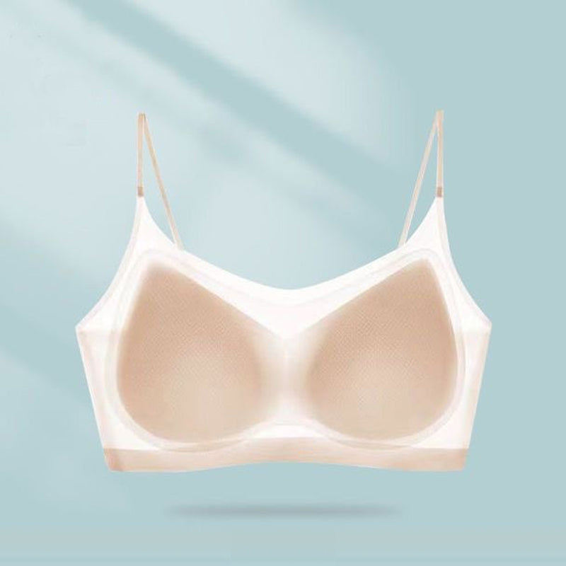 Ultra-Thin Seamless Ice Silk Cooling Bra