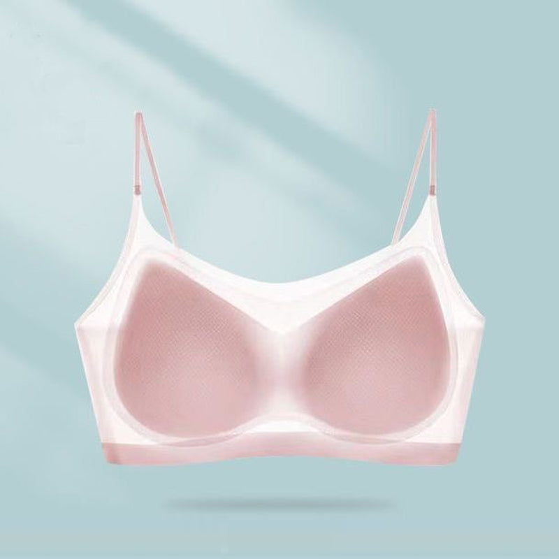 Ultra-Thin Seamless Ice Silk Cooling Bra