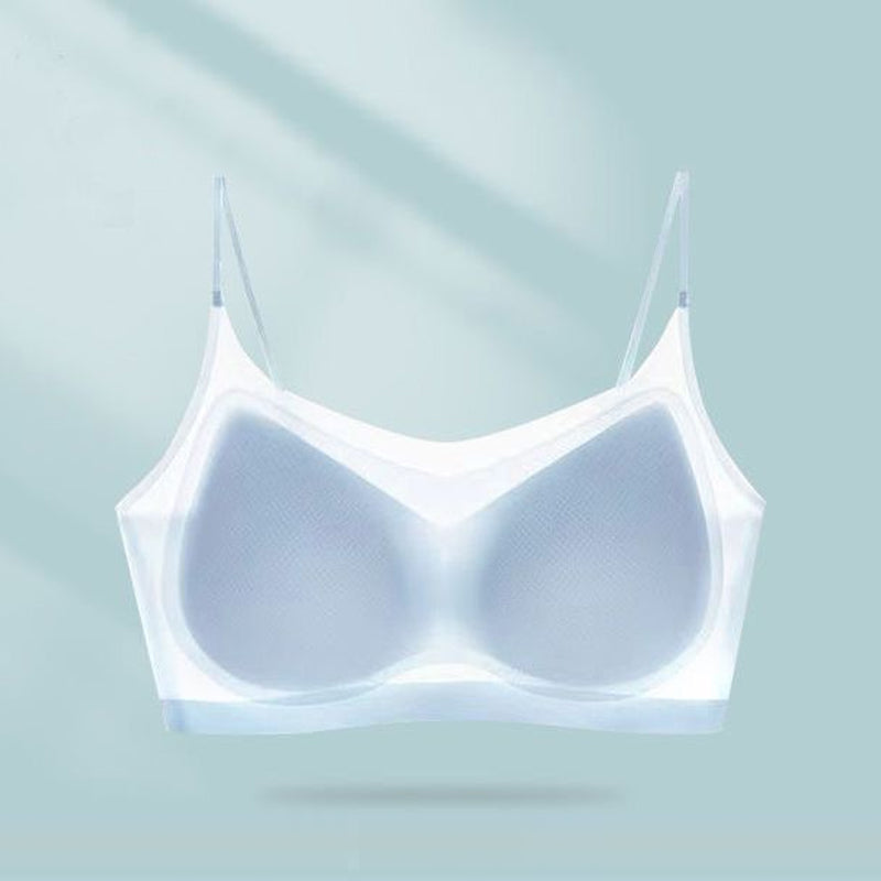 Ultra-Thin Seamless Ice Silk Cooling Bra