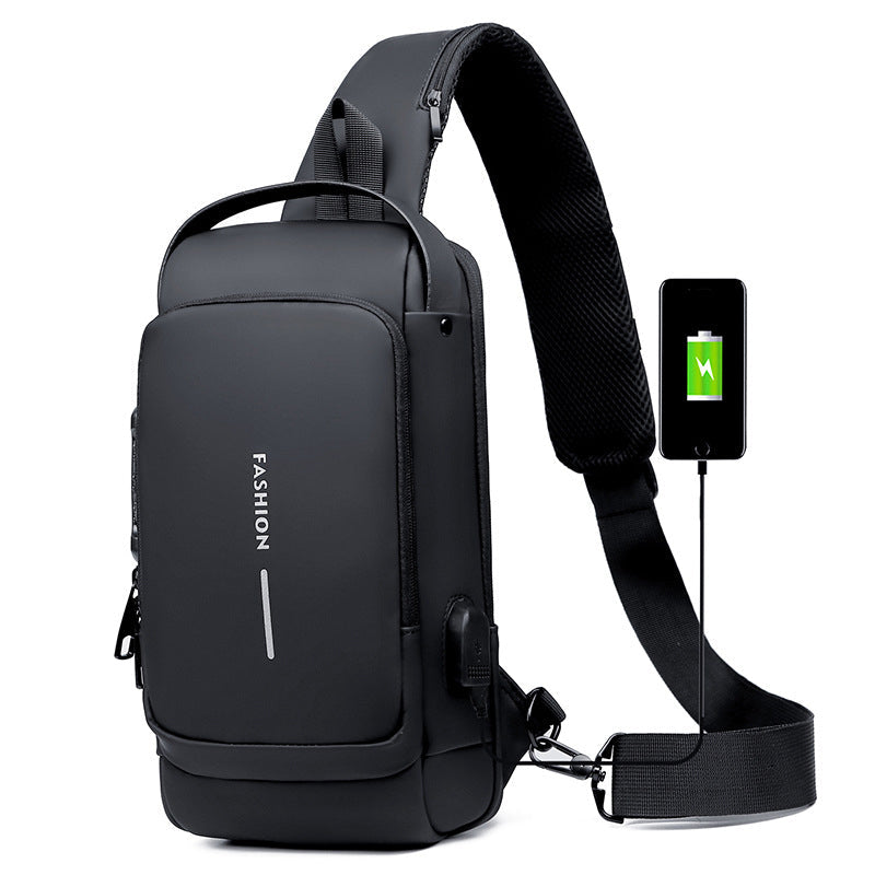 ✨BIG SALE✨🎁Christmas gift——💼USB Charging Sport Sling Anti-theft Shoulder Bag