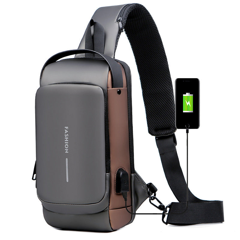 ✨BIG SALE✨🎁Christmas gift——💼USB Charging Sport Sling Anti-theft Shoulder Bag