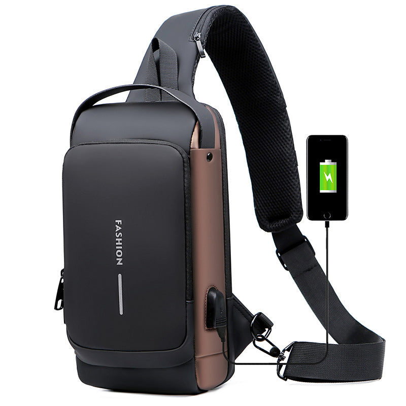 ✨BIG SALE✨🎁Christmas gift——💼USB Charging Sport Sling Anti-theft Shoulder Bag