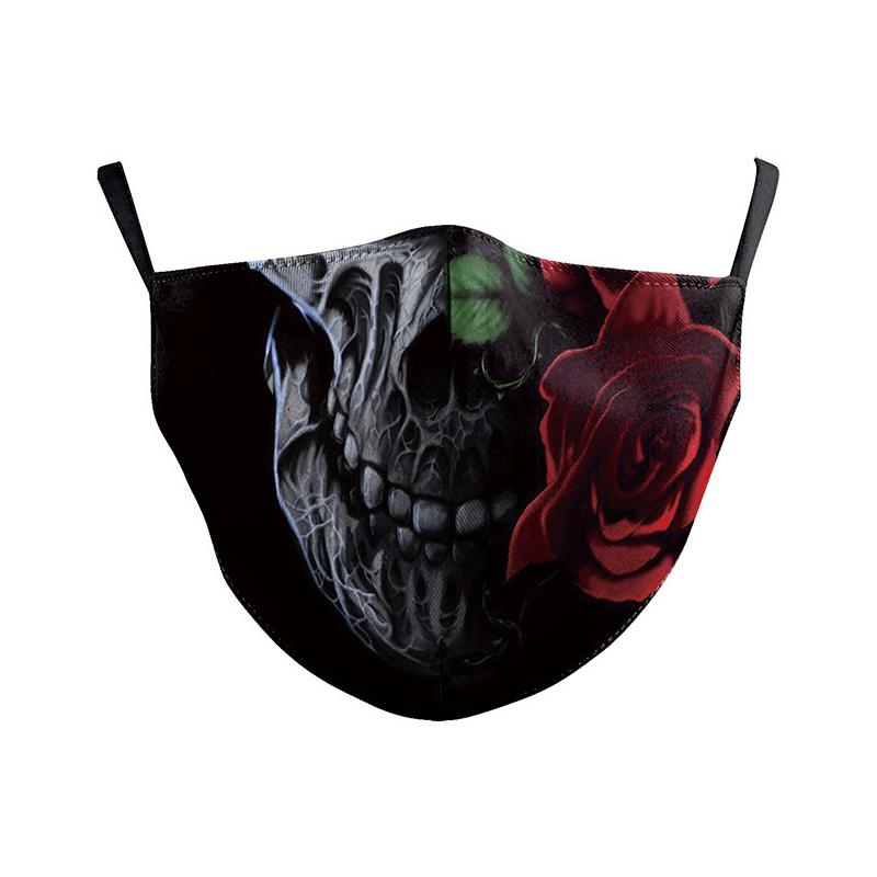 Halloween 3D Print Party Mask，BUY 5 FREE SHIPPING