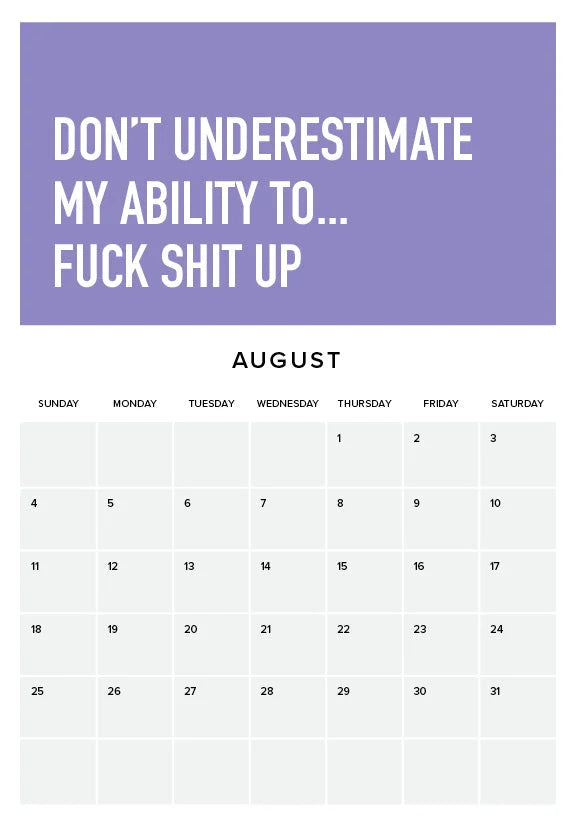 ADULTING IS HARD 2024 CALENDAR