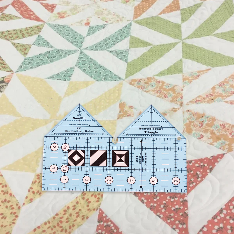 90 Degree Double-Strip Quilt Ruler