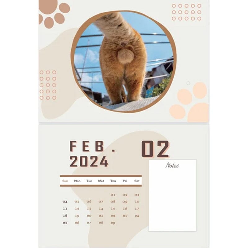 😆Funniest calendar of the century|"Artistic expression" of furry friends🐱