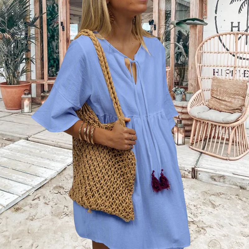 Women's V-Neck Summer Dresses